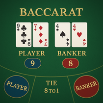 BillyBets - Baccarat Table Game - Punto Banco